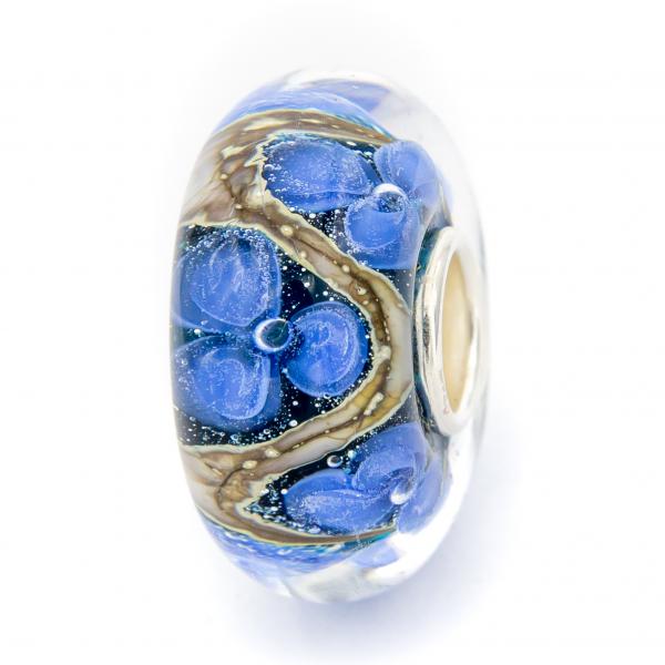 Forget-me-not Monet - Elfbeads Glass